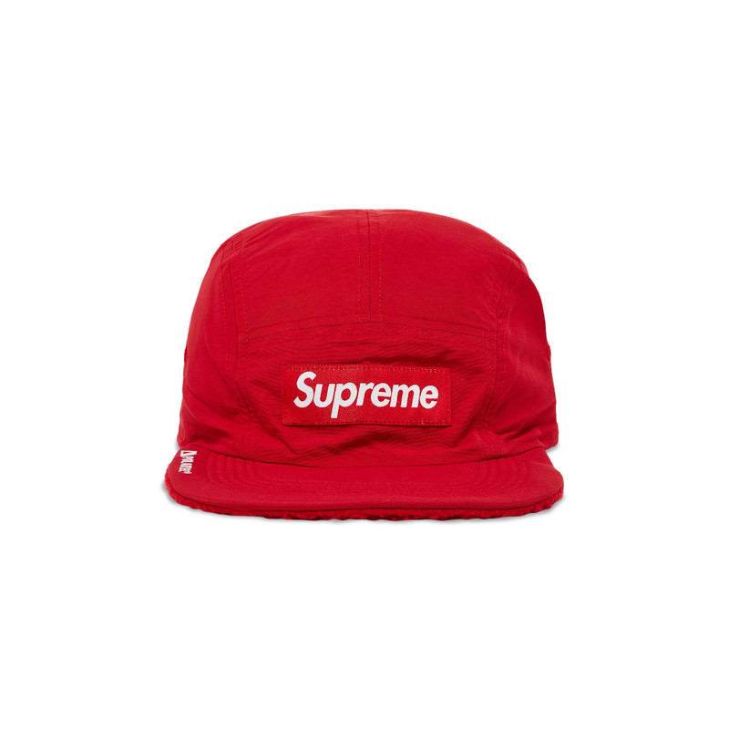 Supreme Polartec Shearling Reversible Camp Cap 'Red' - 1