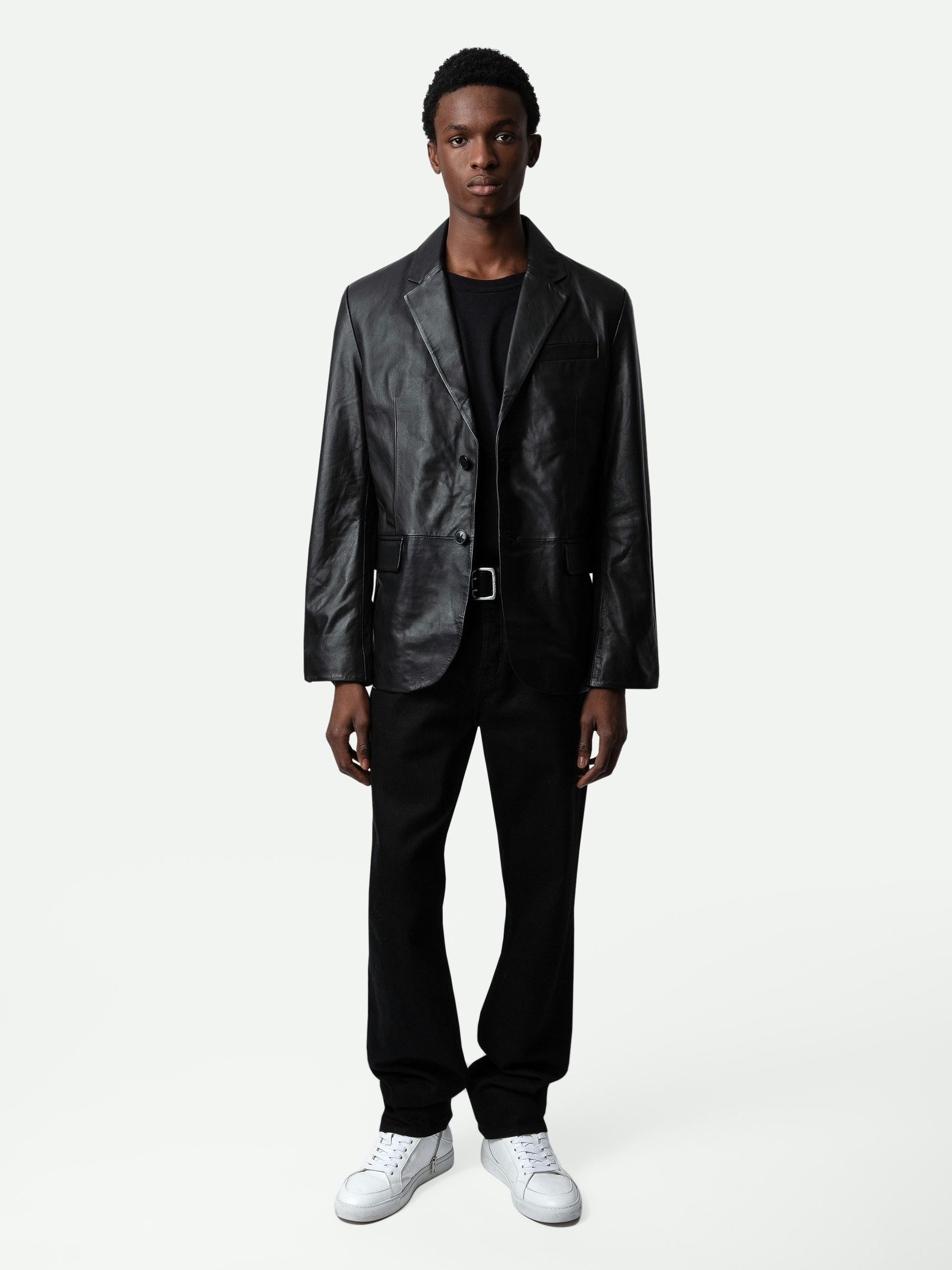 Valfried Leather Blazer - 9