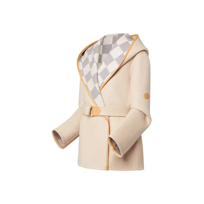 Louis Vuitton Damier Azur Wrap Pea Coat outlook