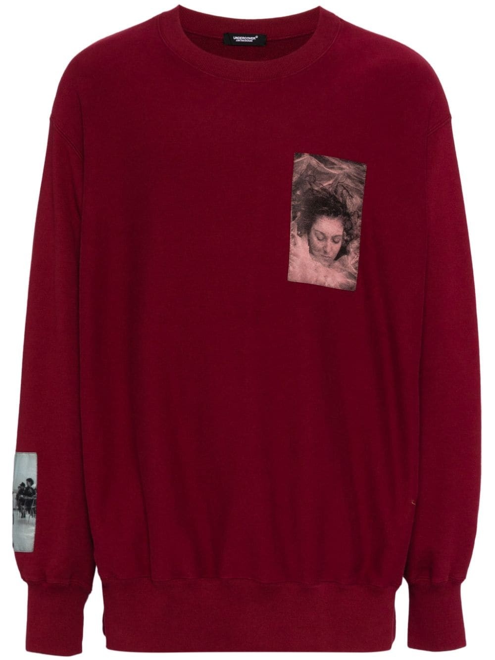 graphic-print crew-neck sweatshirt - 1