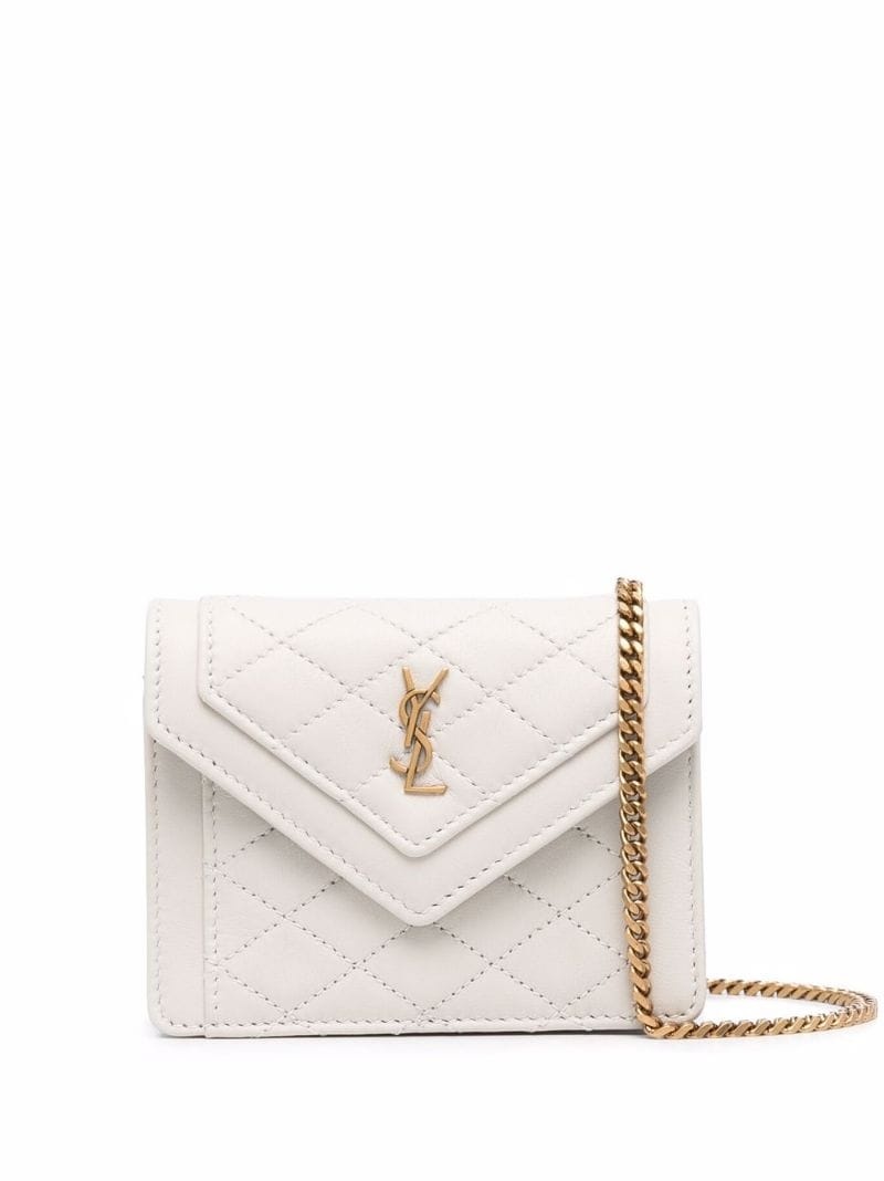 SAINT LAURENT Gaby micro quilted bag, farfetch