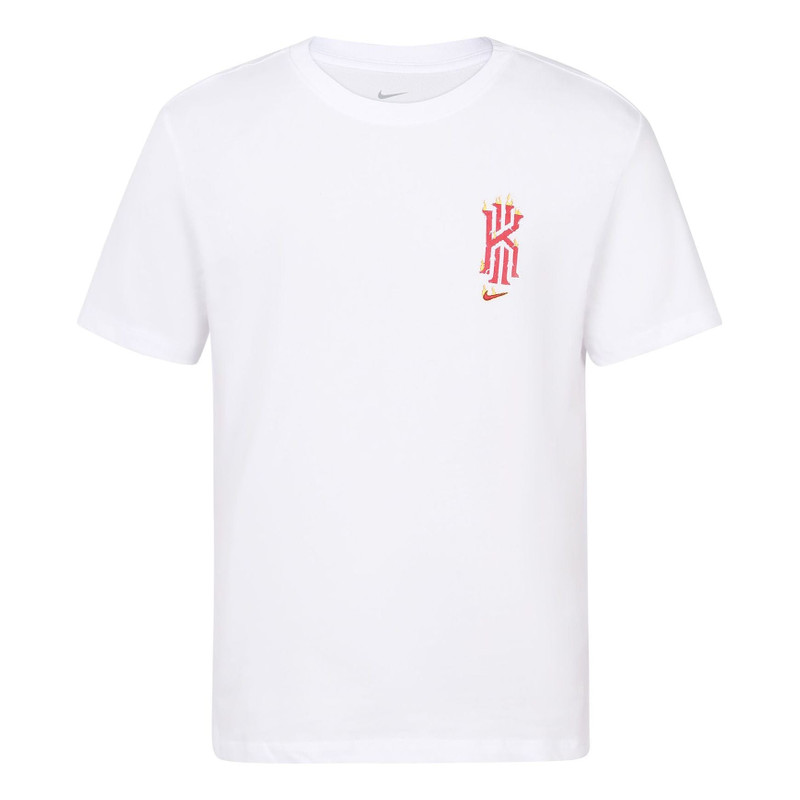 Nike Dri-FIT Kyrie Kyrie Irving Printing Round Neck Sports Short Sleeve 'White' DJ1567-100 - 1
