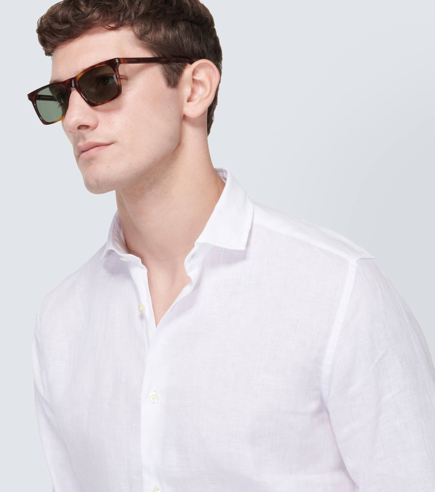 Antonio long-sleeved linen shirt - 5