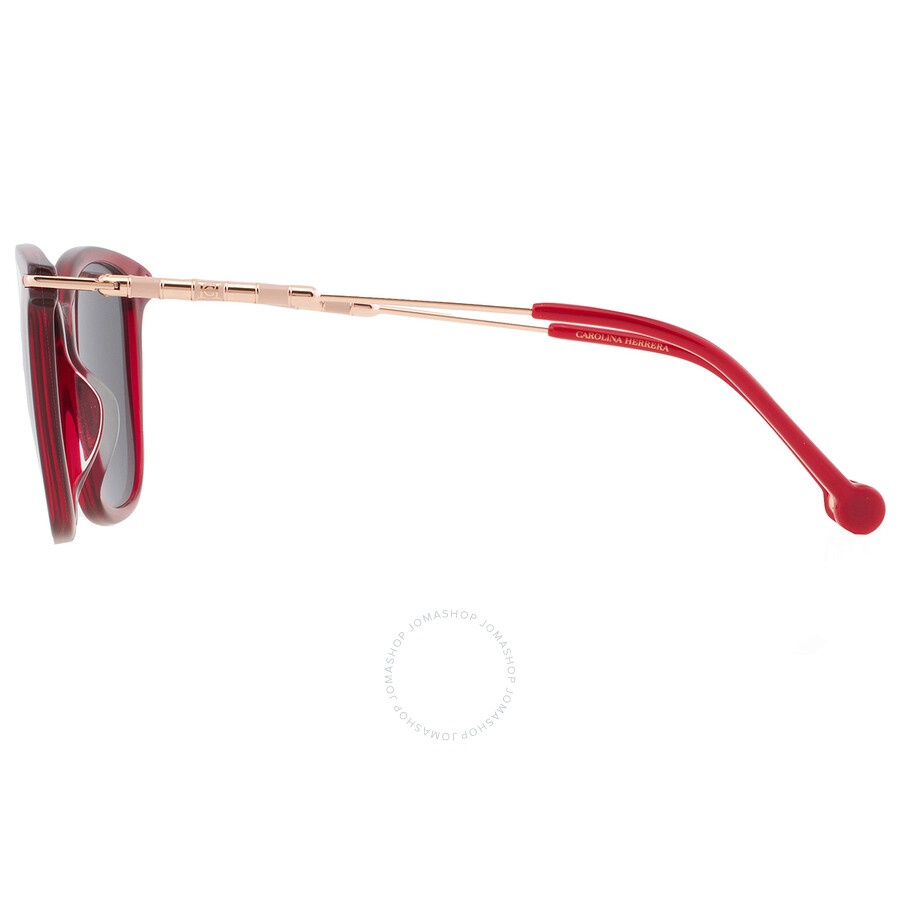 Carolina Herrera Grey Square Ladies Sunglasses HER 0100/G/S 0C9A/IR 56 - 5