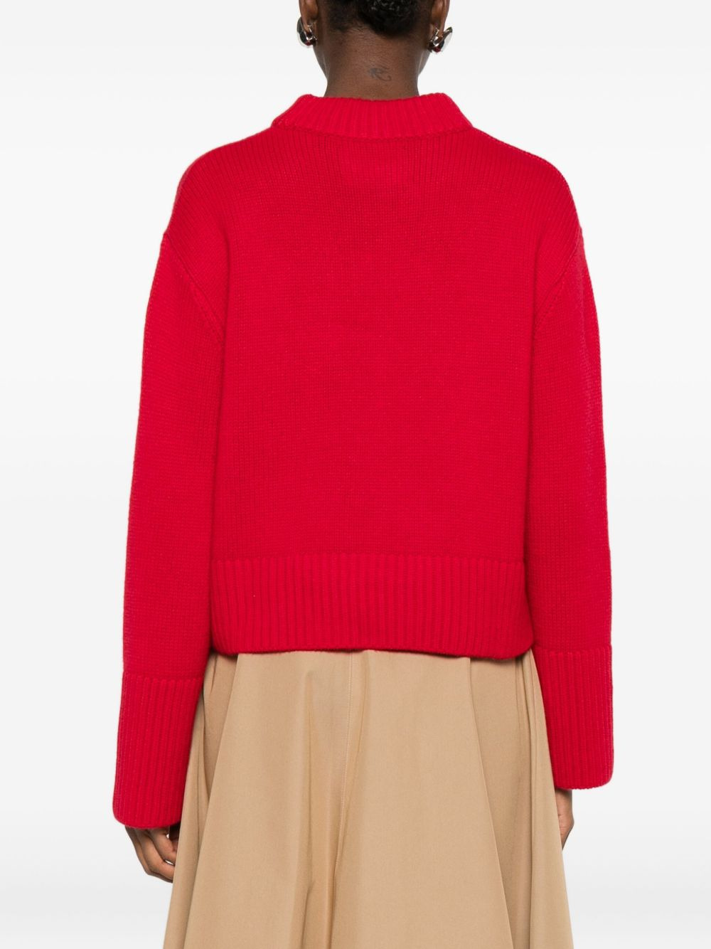 ribbed cashmere sweater - 4