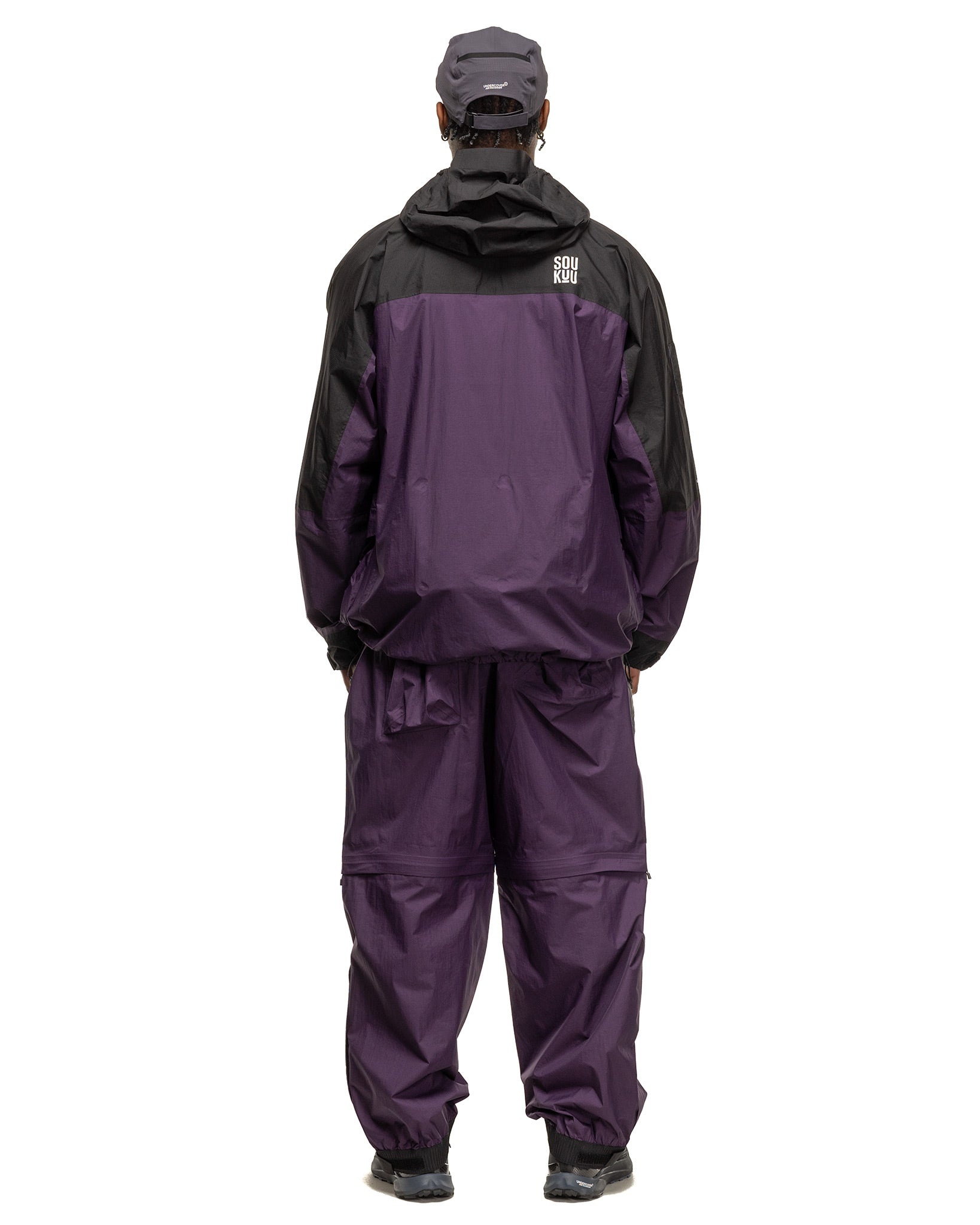 x Undercover SOUKUU Hike Convertible Shell Pant Purple Pennant - 4