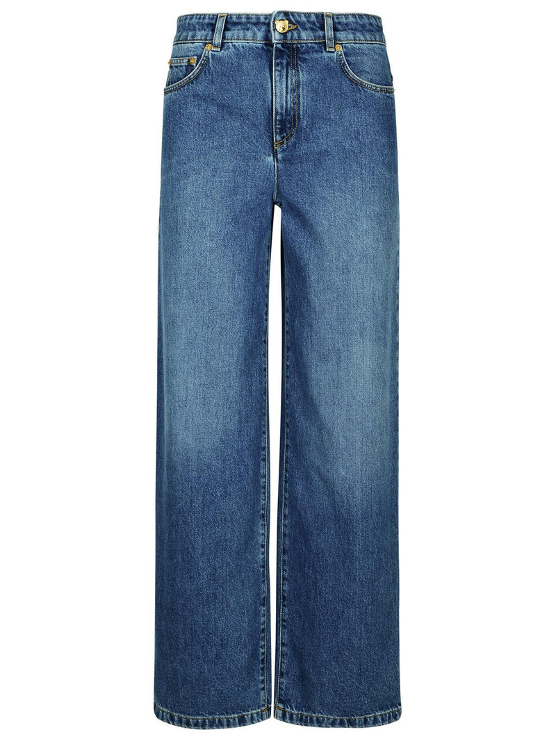 Moschino Blue Cotton Jeans Women - 1