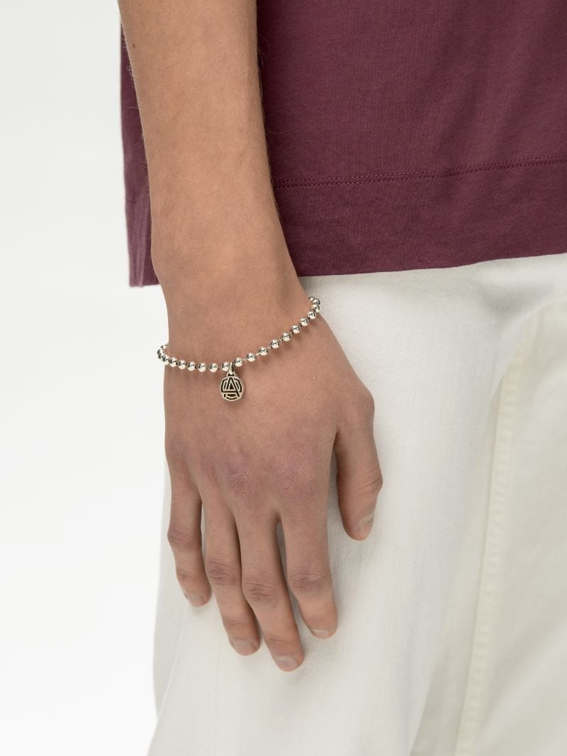 AMBLEM CHARM BALL CHAIN BRACELET - 2