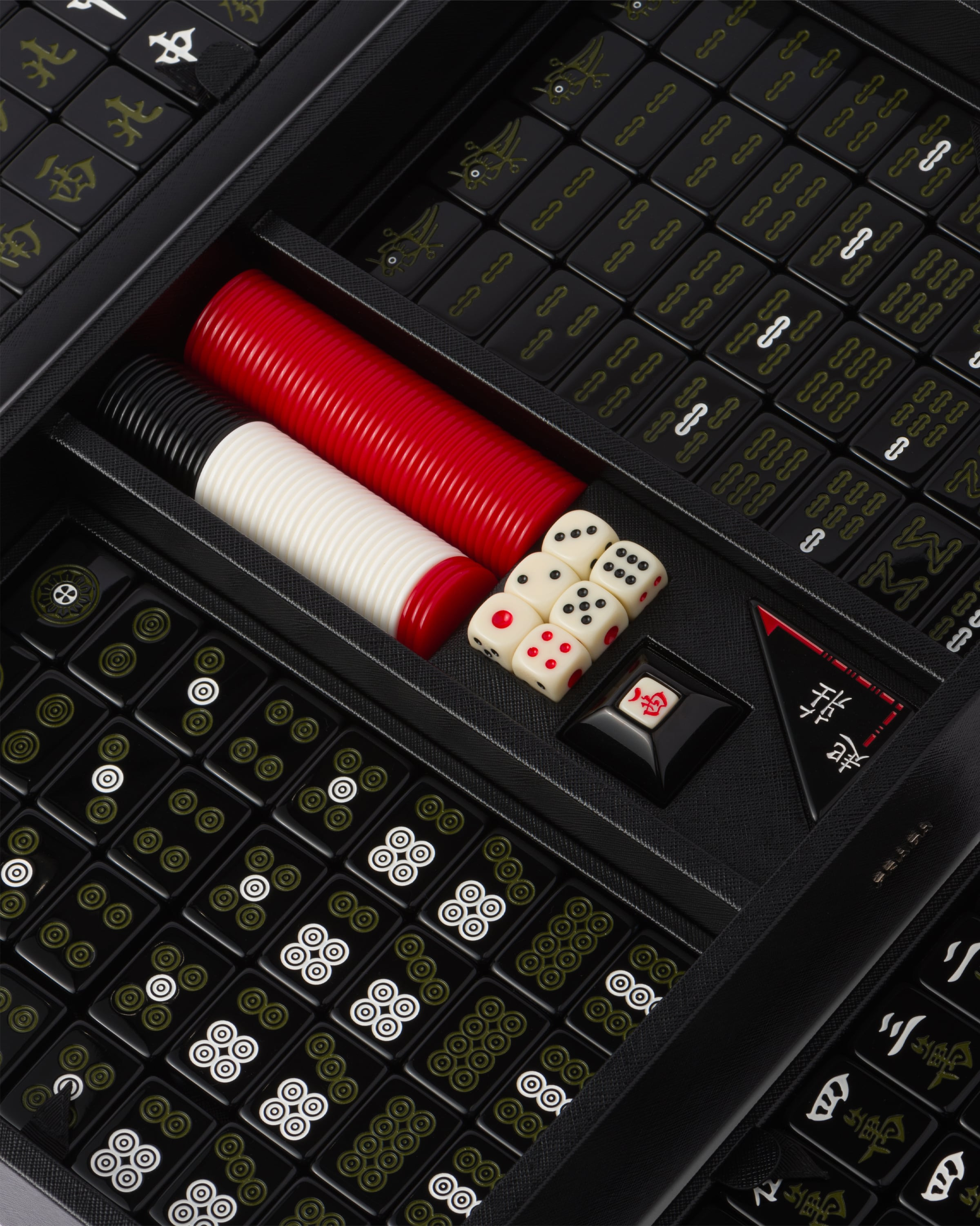 Saffiano Leather Mahjong Game - 2