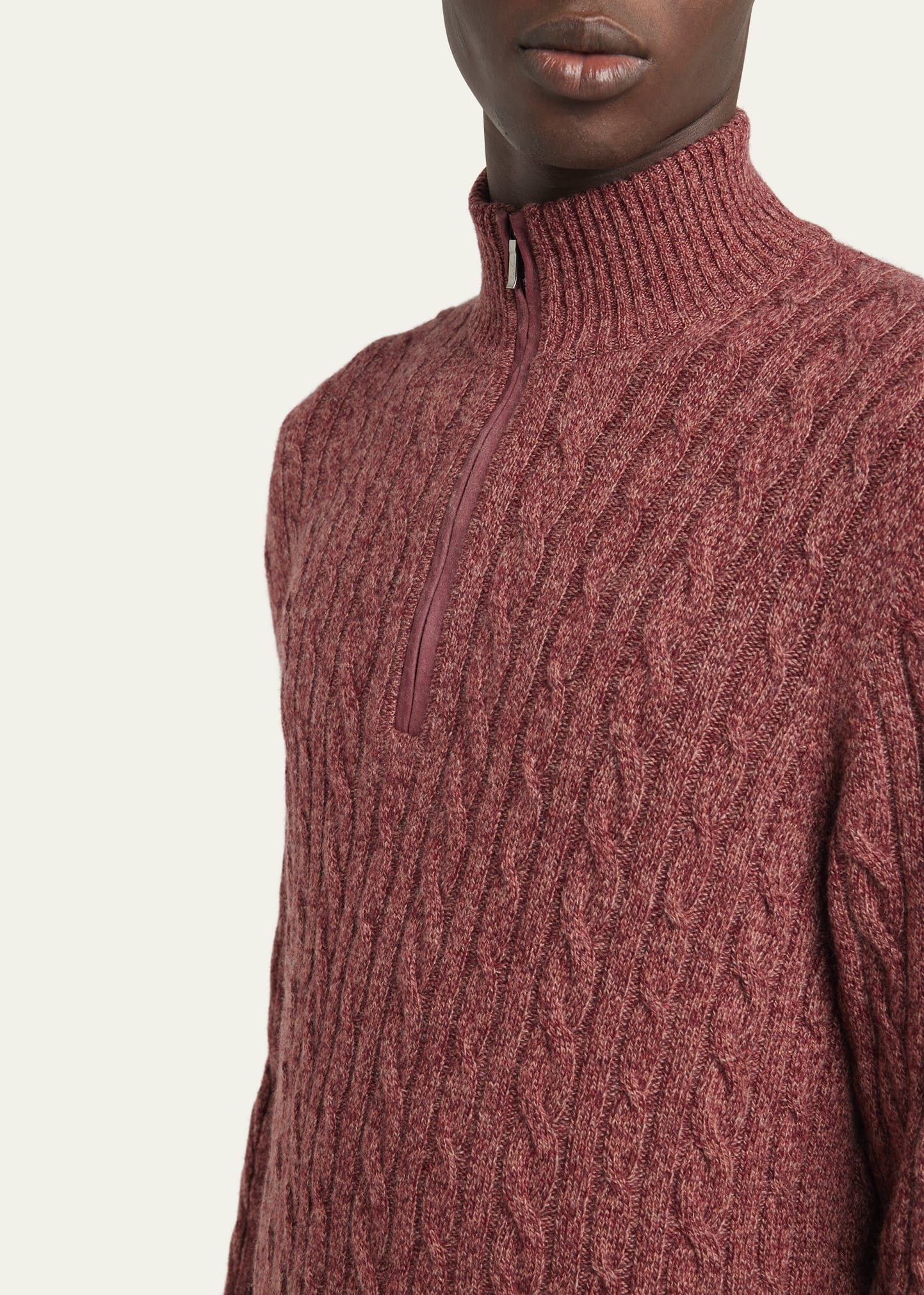 Cashmere Cable-Knit Sweater - 5