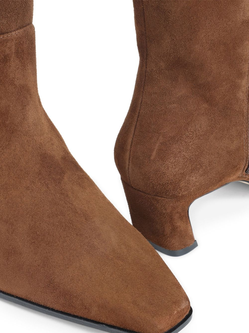 50mm suede knee-high boots - 4