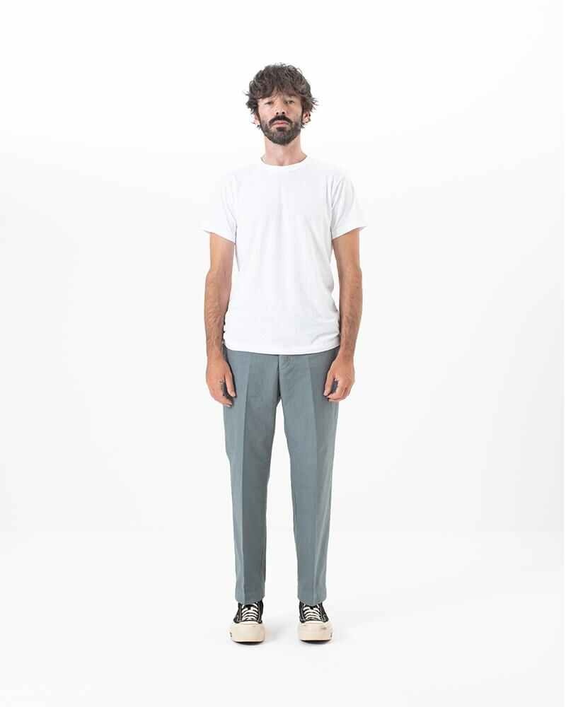 CHINO PANTS HW TAPER GREY - 3