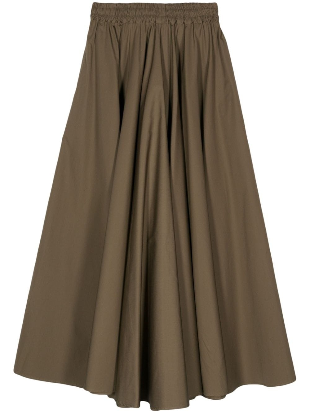 high-waisted flared skirt - 1