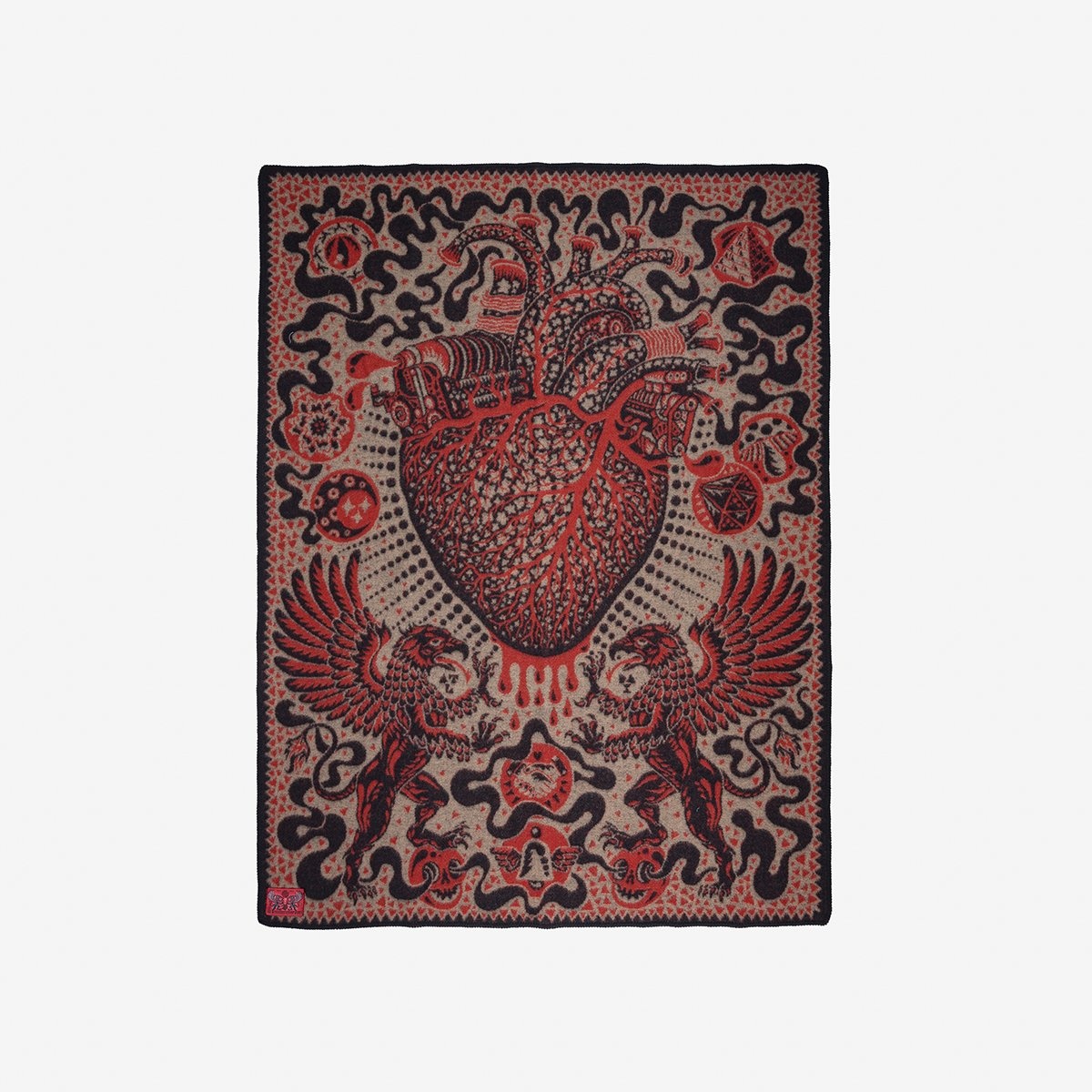 IHxIF-01 Iron Heart x Indigofera Friendship Blanket - 2