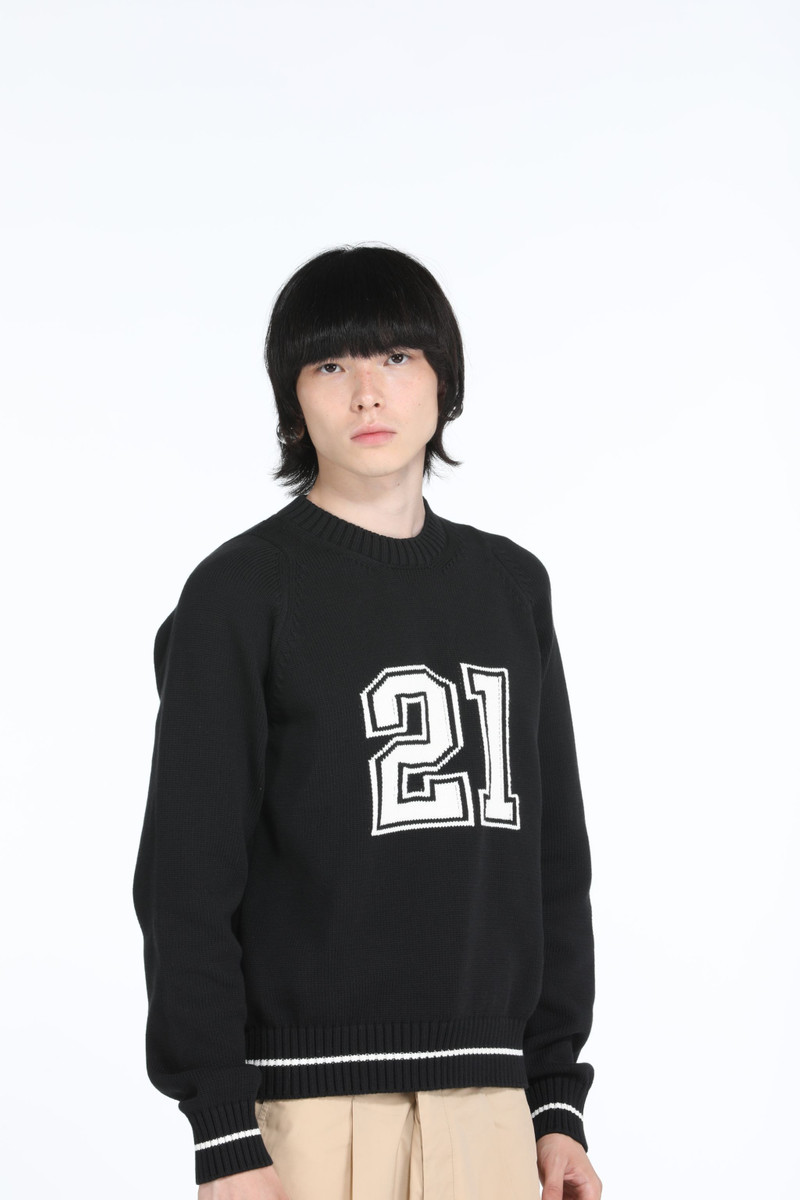 LOGO-INTARSIA SWEATER 5