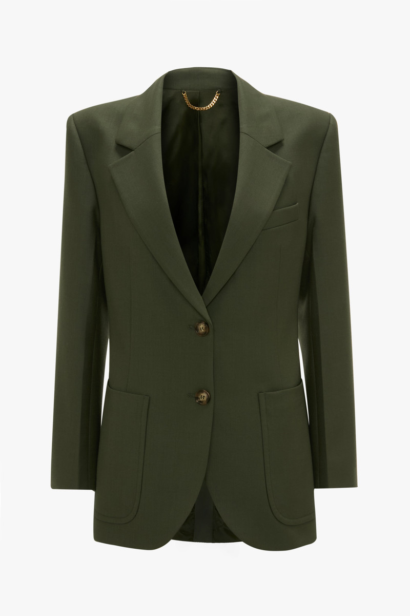 Patch Pocket Jacket In Oregano 1
