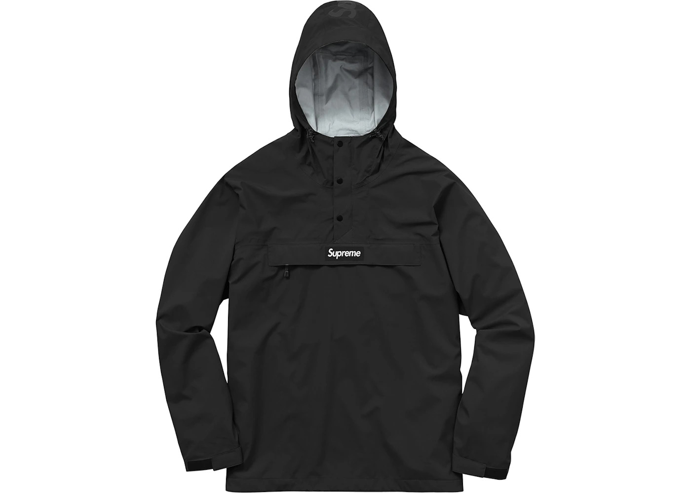 Supreme Taped Seam Anorak Black - 1