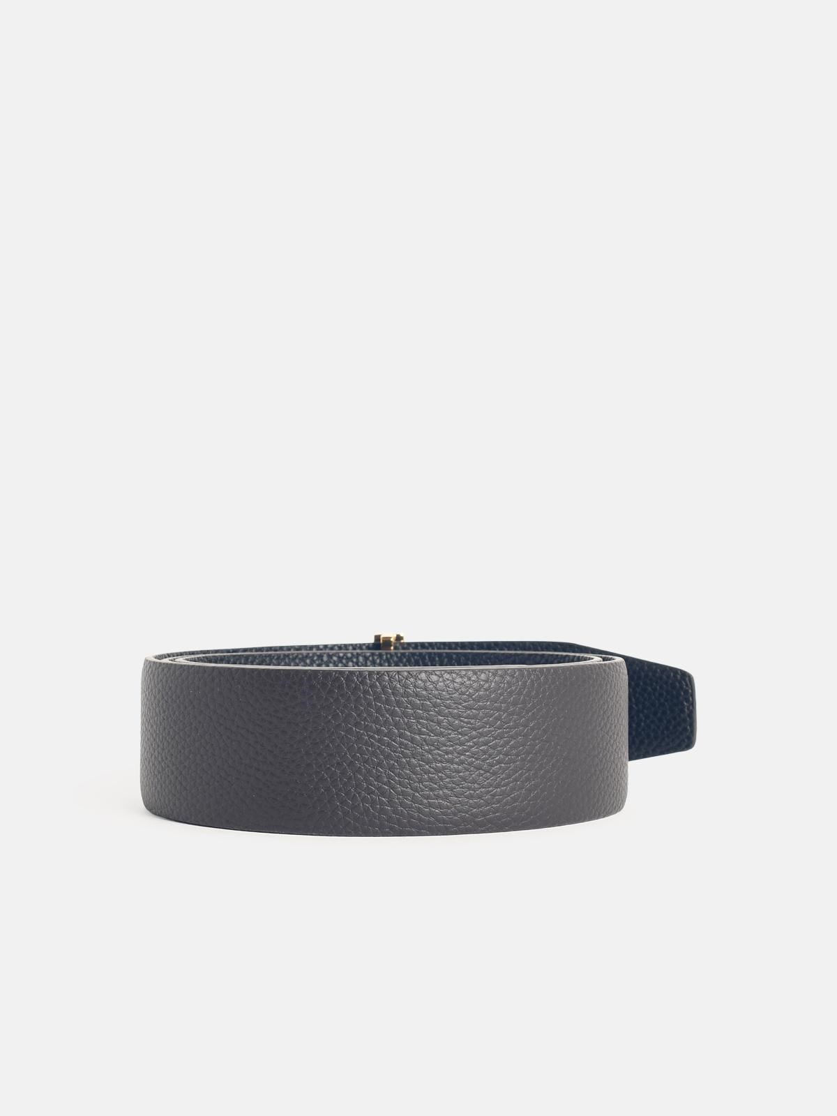 BROWN LEATHER BELT - 2