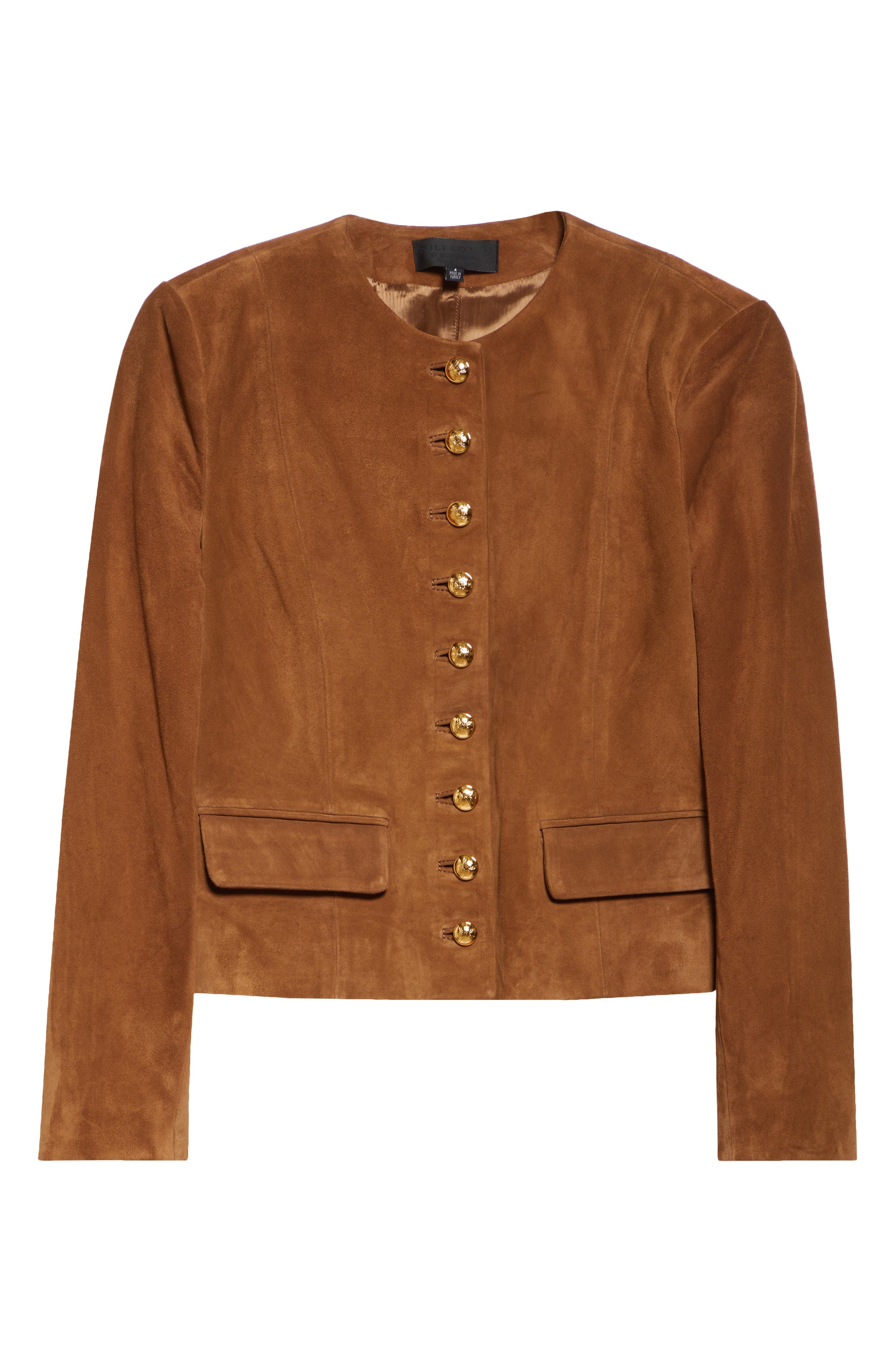 Nili Lotan Nanon Suede Jacket in Martora at Nordstrom - 6