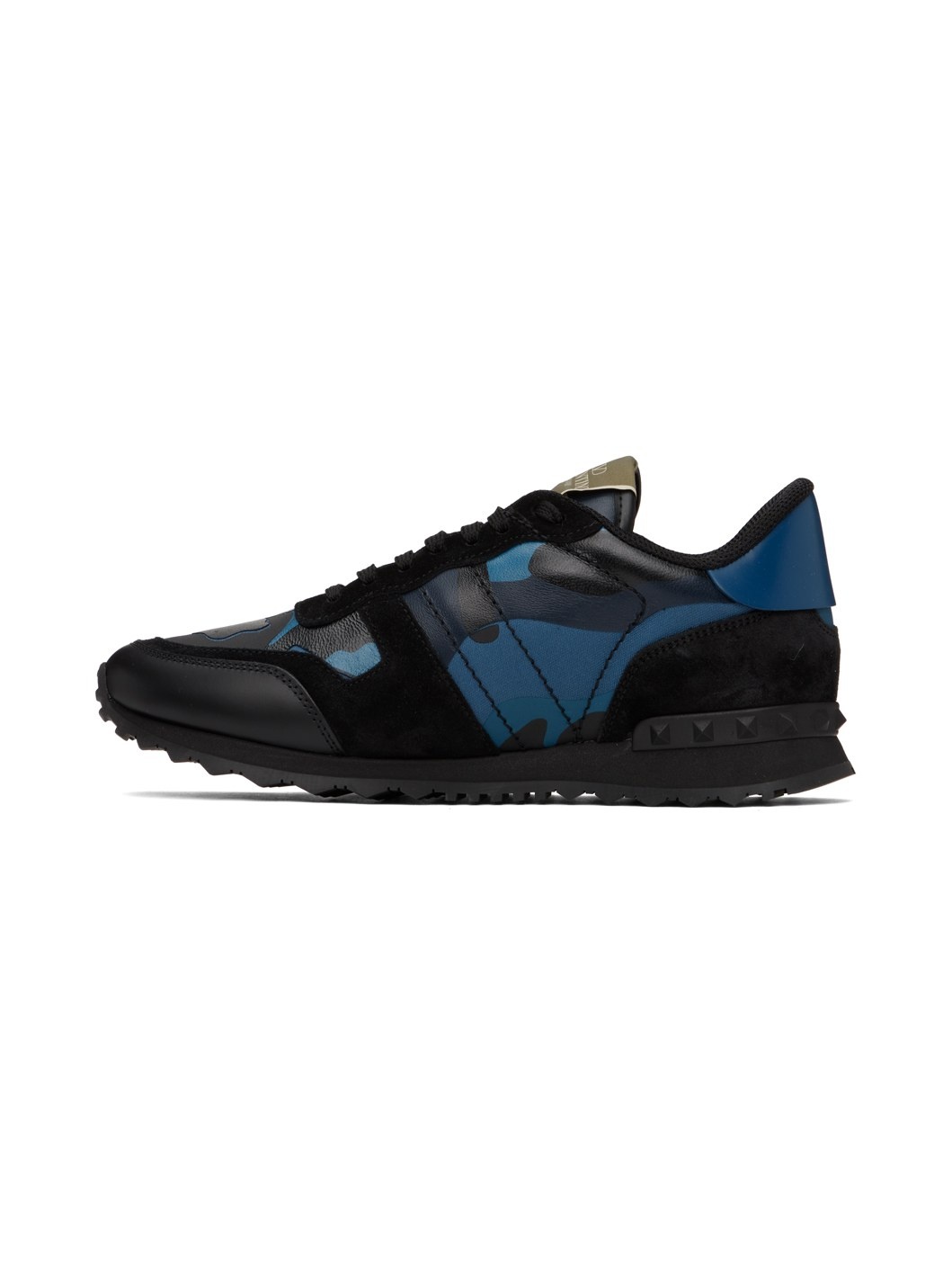 Black & Blue Rockrunner Sneakers - 3