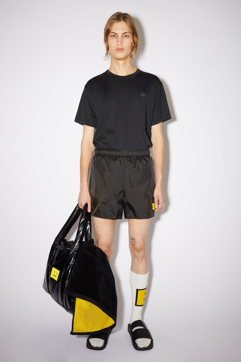 Acne Studios Face swim trunks - Black outlook
