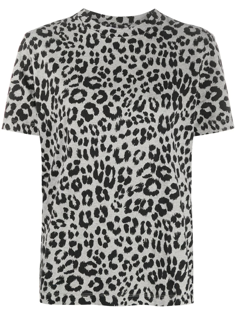 leopard print T-shirt - 1