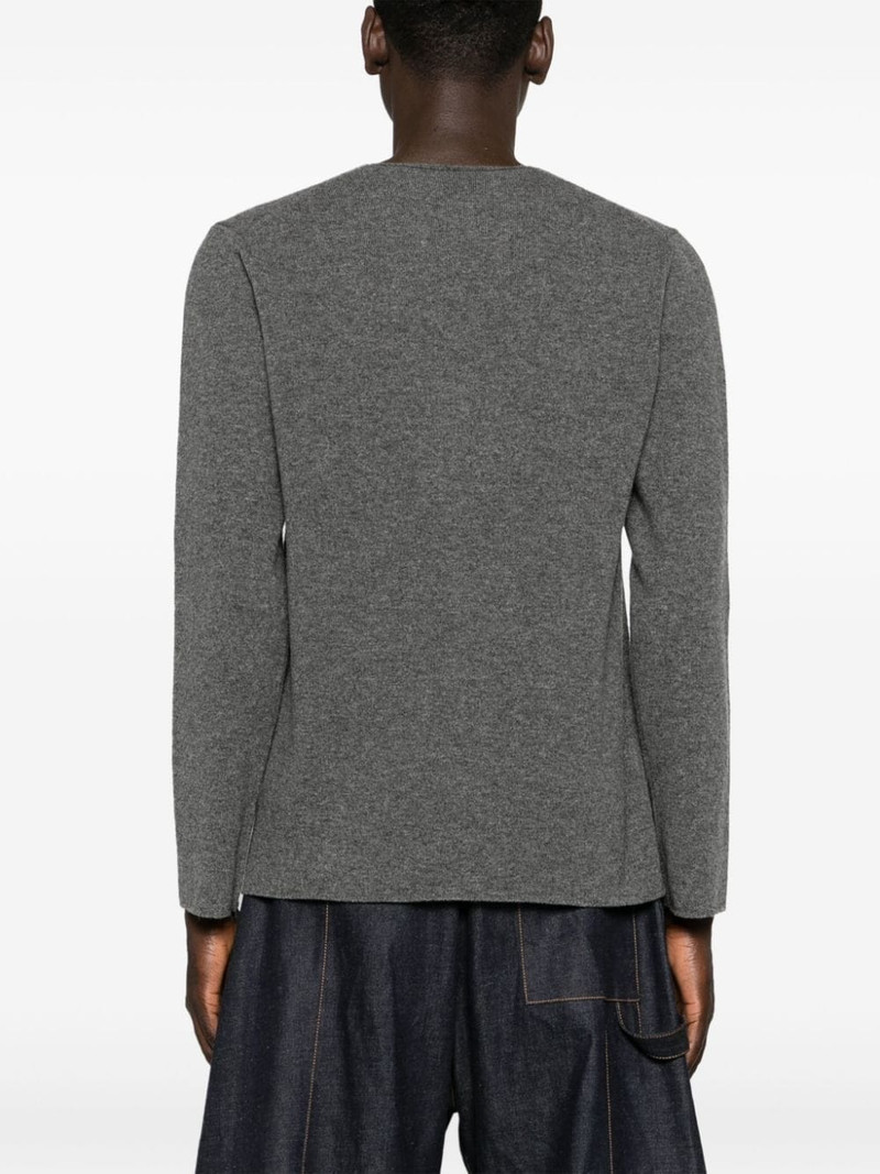 heart-patch wool jumper 5