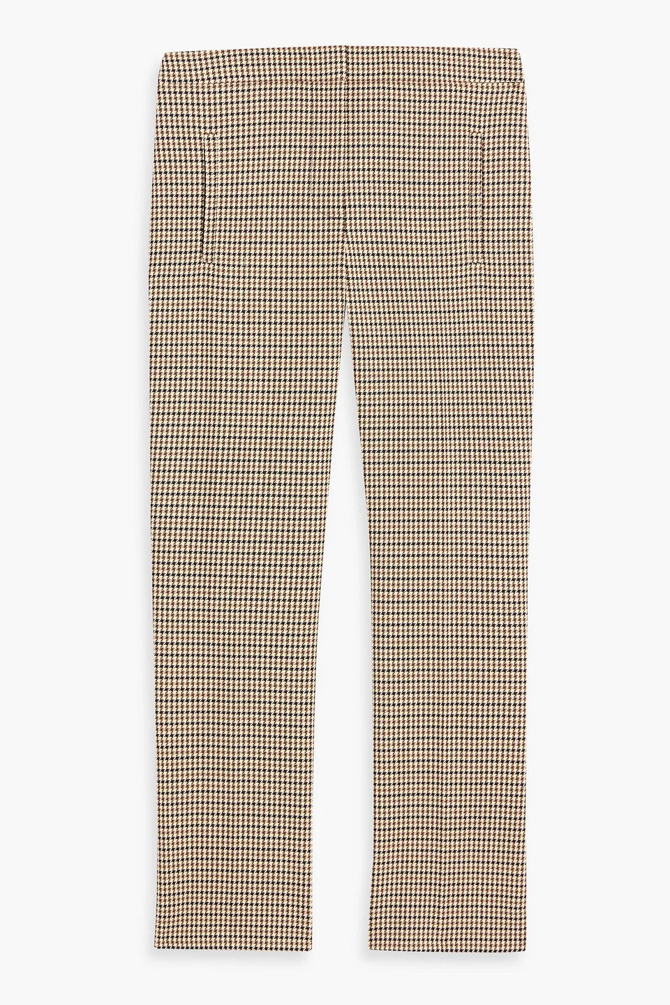 Arte houndstooth jacquard kick-flare pants - 1