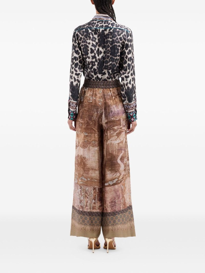 Aloe tapestry-inspired palazzo trousers 4