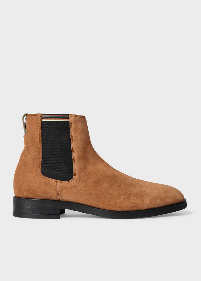 Suede 'Lansing' Chelsea Boots 1