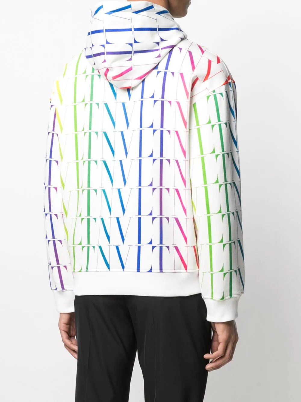 VLTN logo-print hoodie - 4