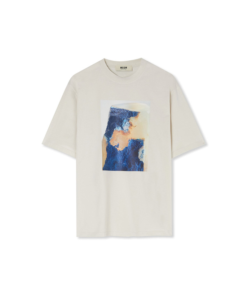 "FANTASTIC GREEN INVERSE SERIES" organic jersey cotton T-Shirt 1