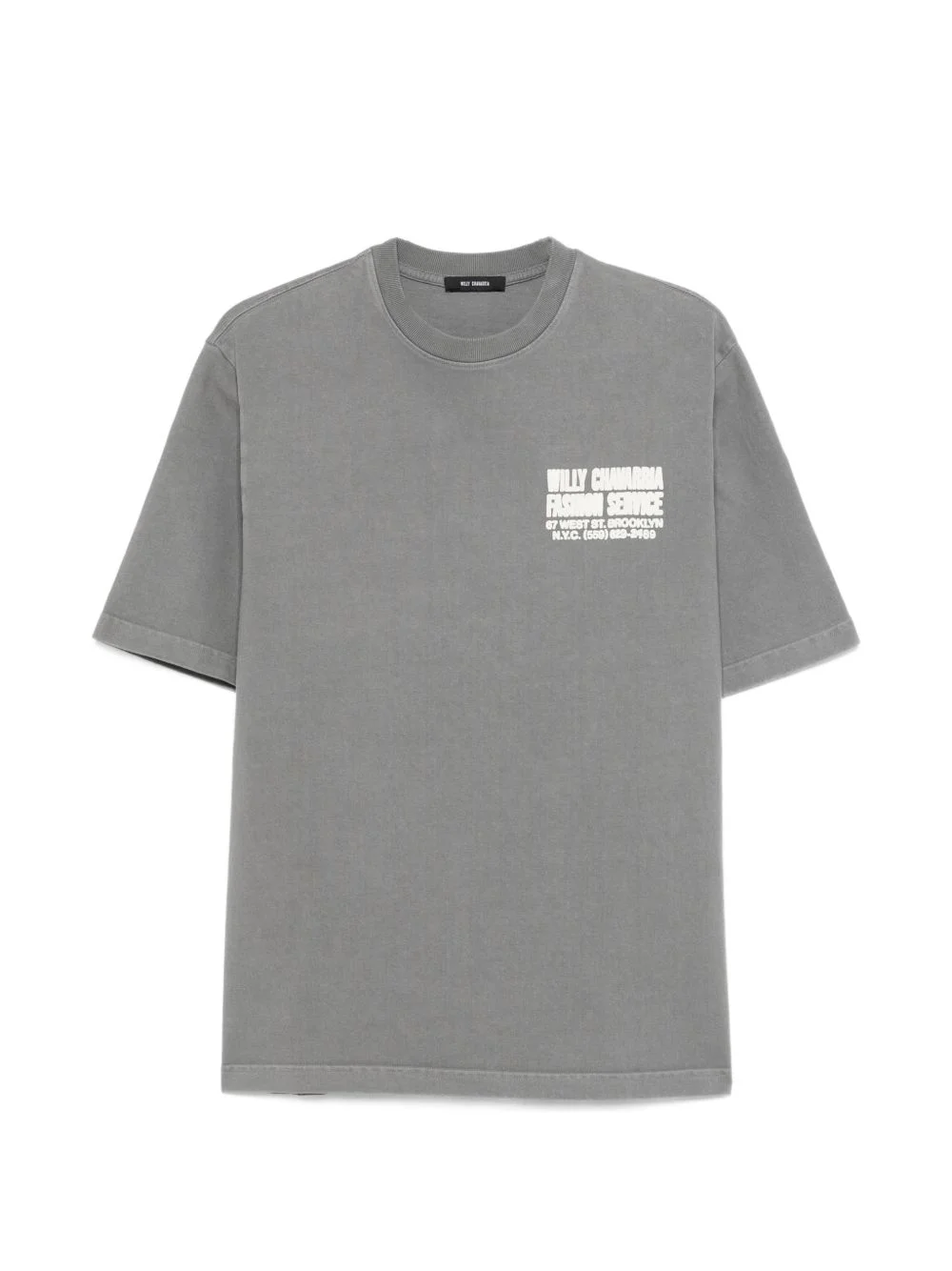 embroidered T-shirt - 1
