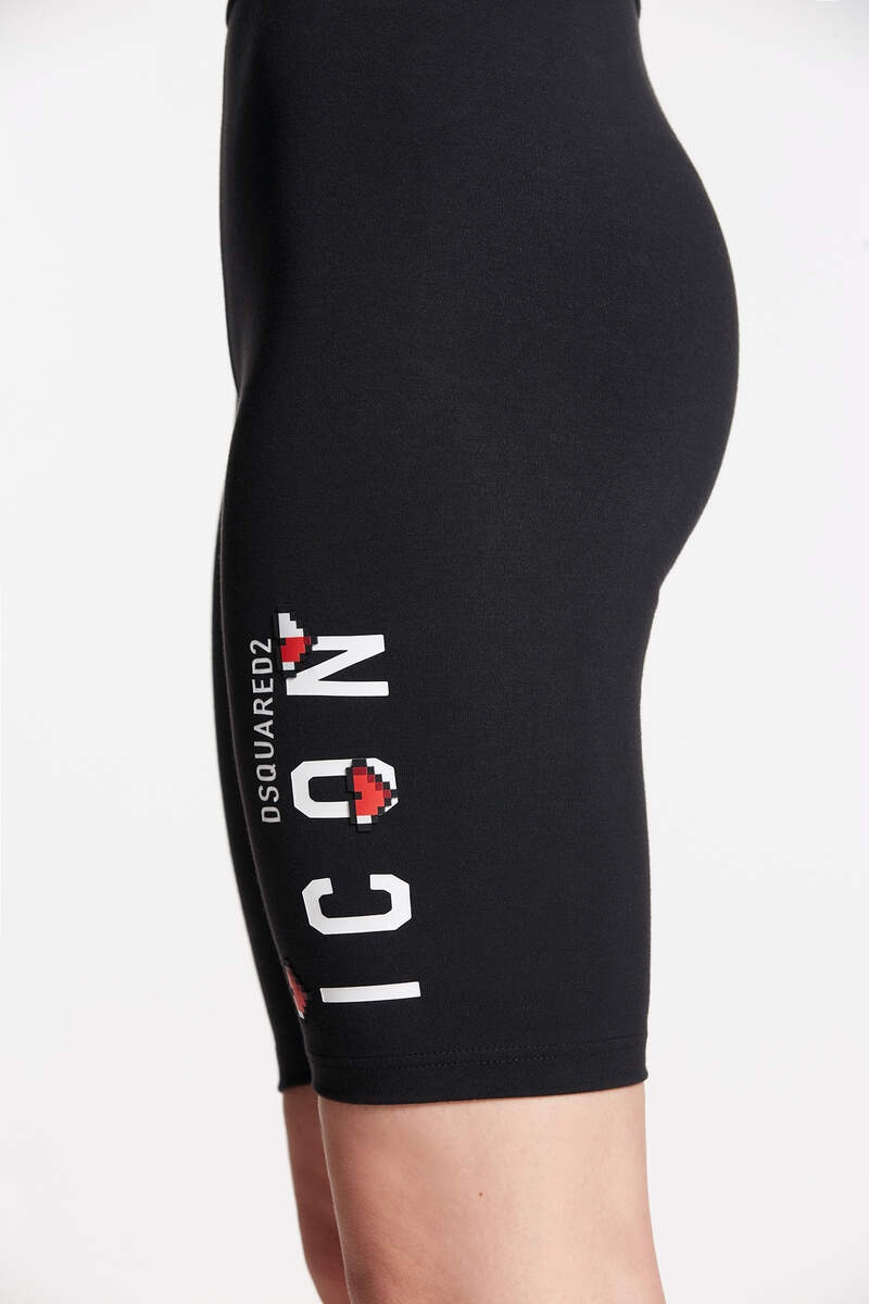 ICON PIXEL HEART CYCLING SHORTS - 3