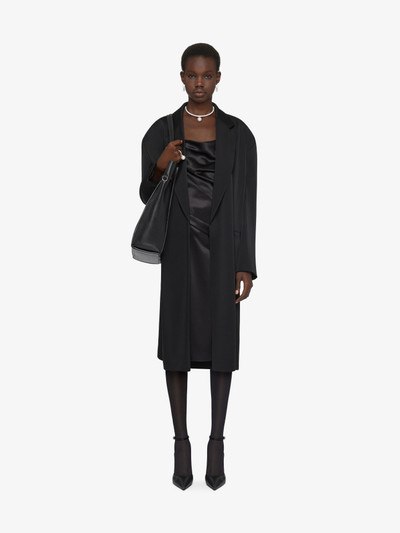 Givenchy COAT IN CREPE AND SATIN outlook