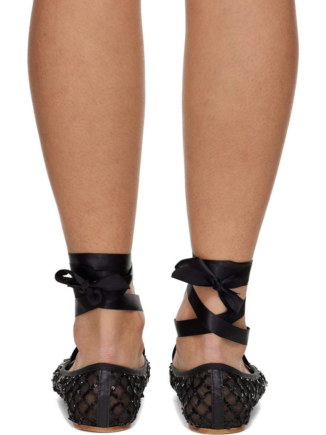 Black Sophia Ballerina Flats - 2