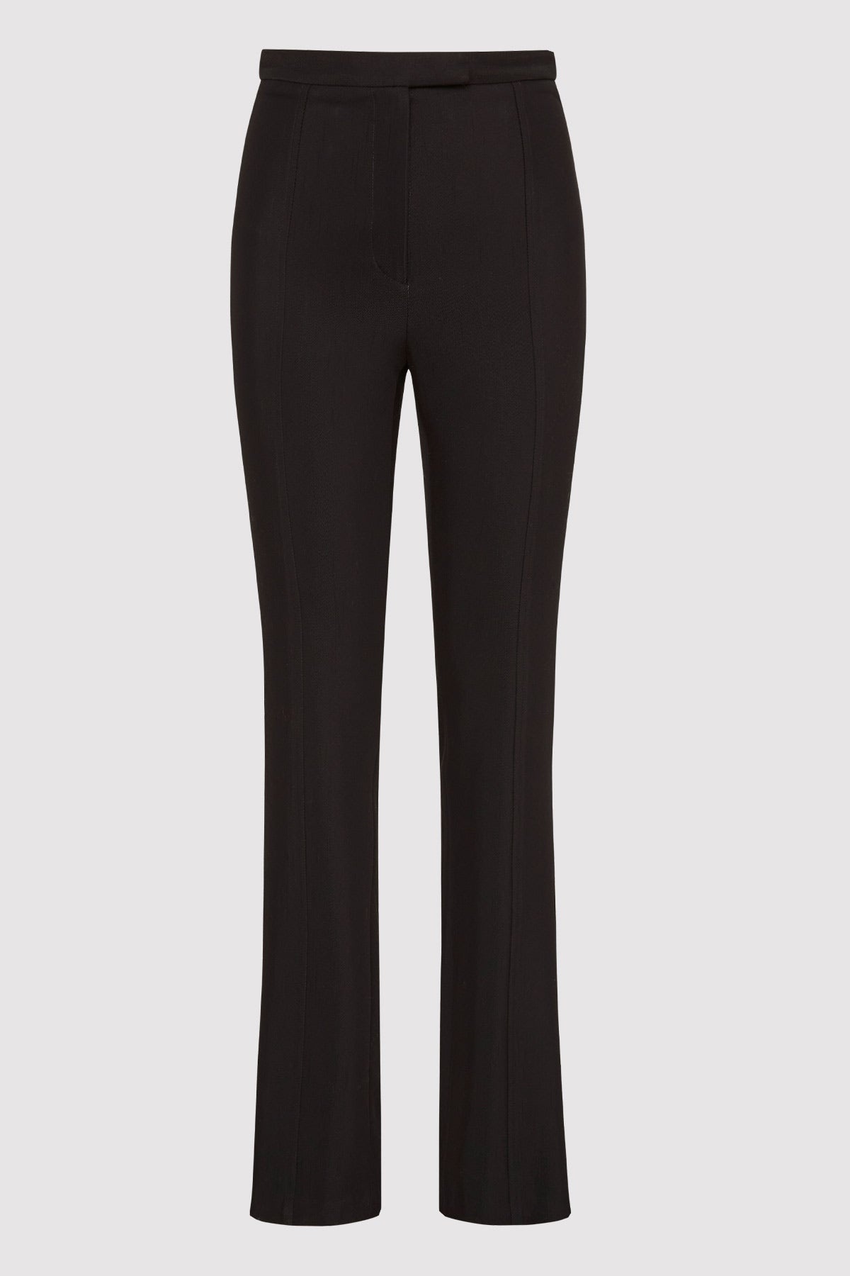 Slim Panelled Trousers - Black - 4