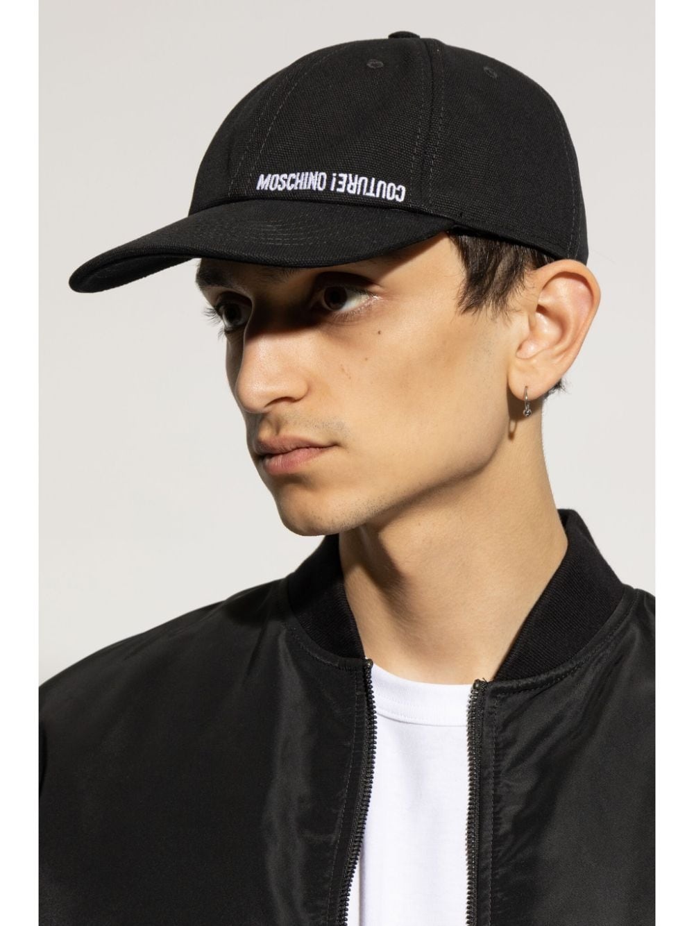 logo-embroidered cap - 2