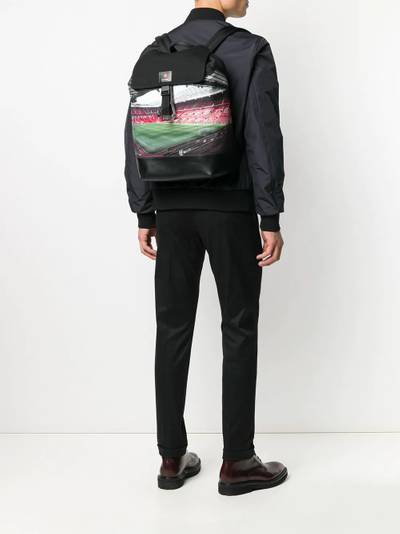 Paul Smith x Manchester United Old Trafford-print backpack outlook