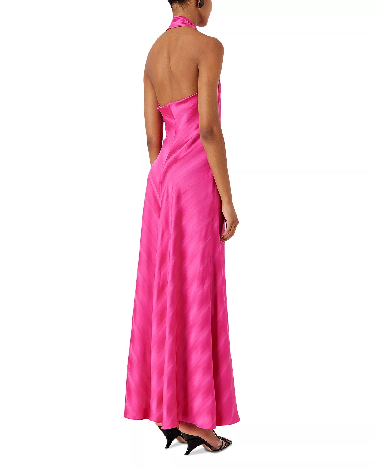 Wrap Neck Maxi Dress - 5