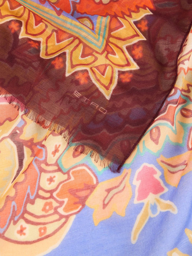 Etro printed scarf outlook