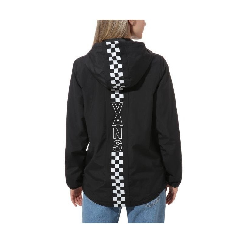 (WMNS) Vans On Point Anorak 'Black' VN0A47U4BLK - 4