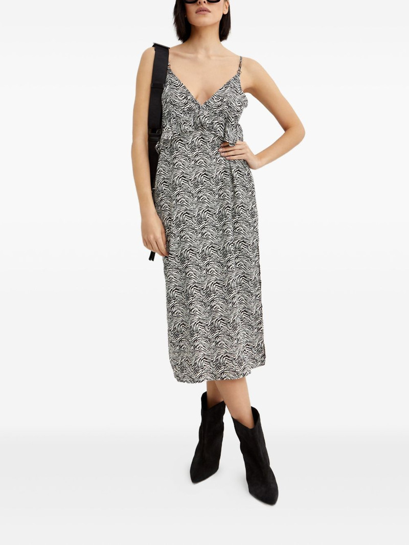Interference ruffled-detail midi dress 3