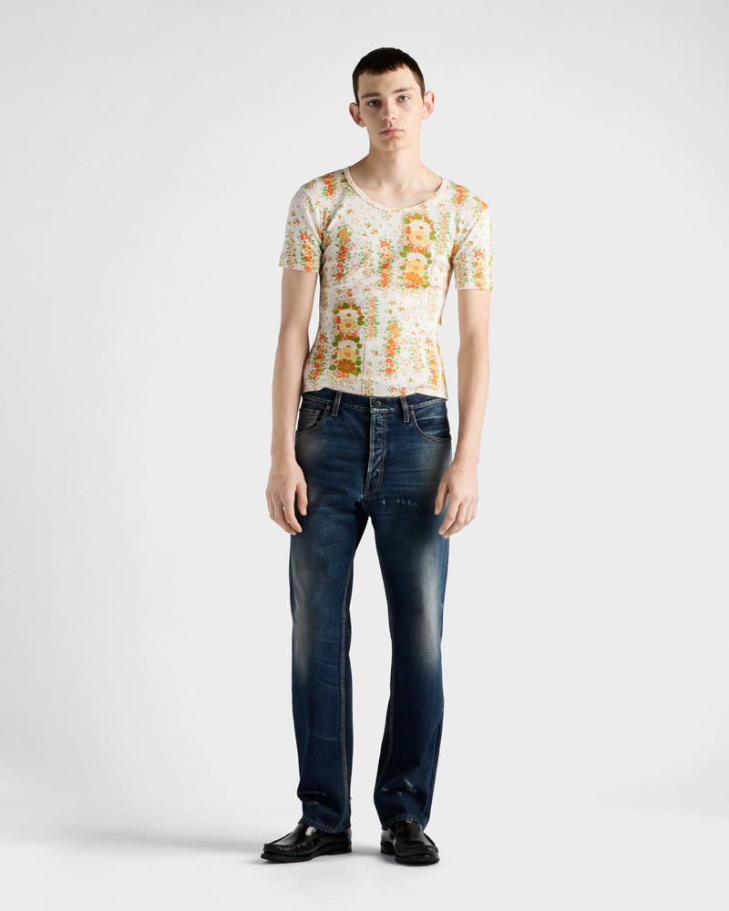 Prada Regular washed denim jeans outlook