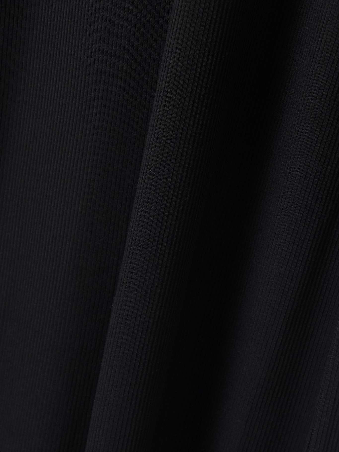 Soft Lounge Ribbed Long stretch-modal maxi dress - Onyx Black - 4