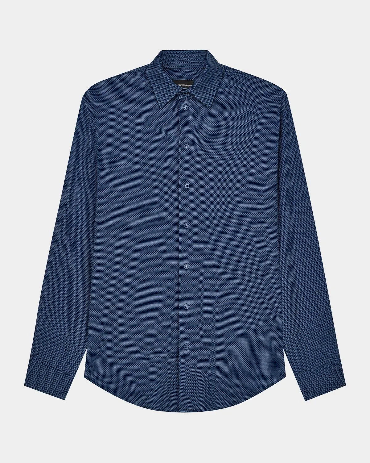 Men's Geometric Stretch Button-Front Shirt - 1