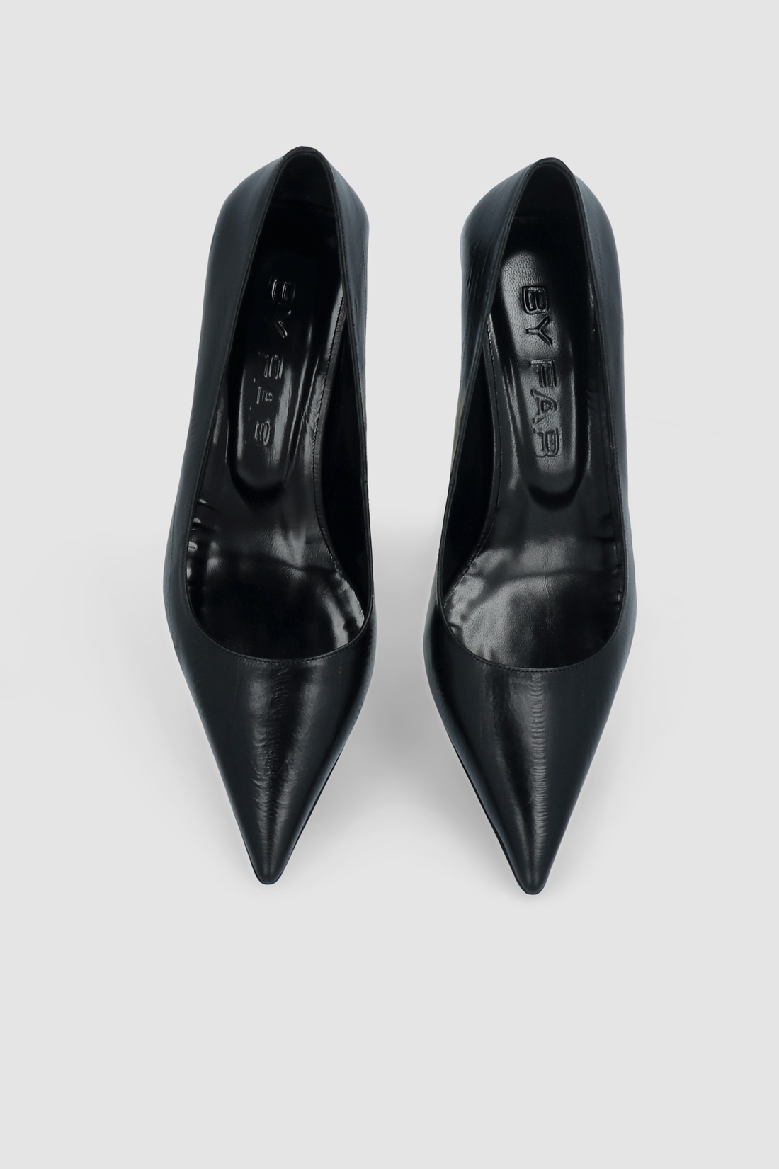 Viva Black Eel Embossed Leather Pump - 3