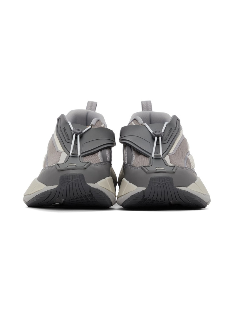 Reebok Grey Zig 3D Storm Hydro Sneakers outlook