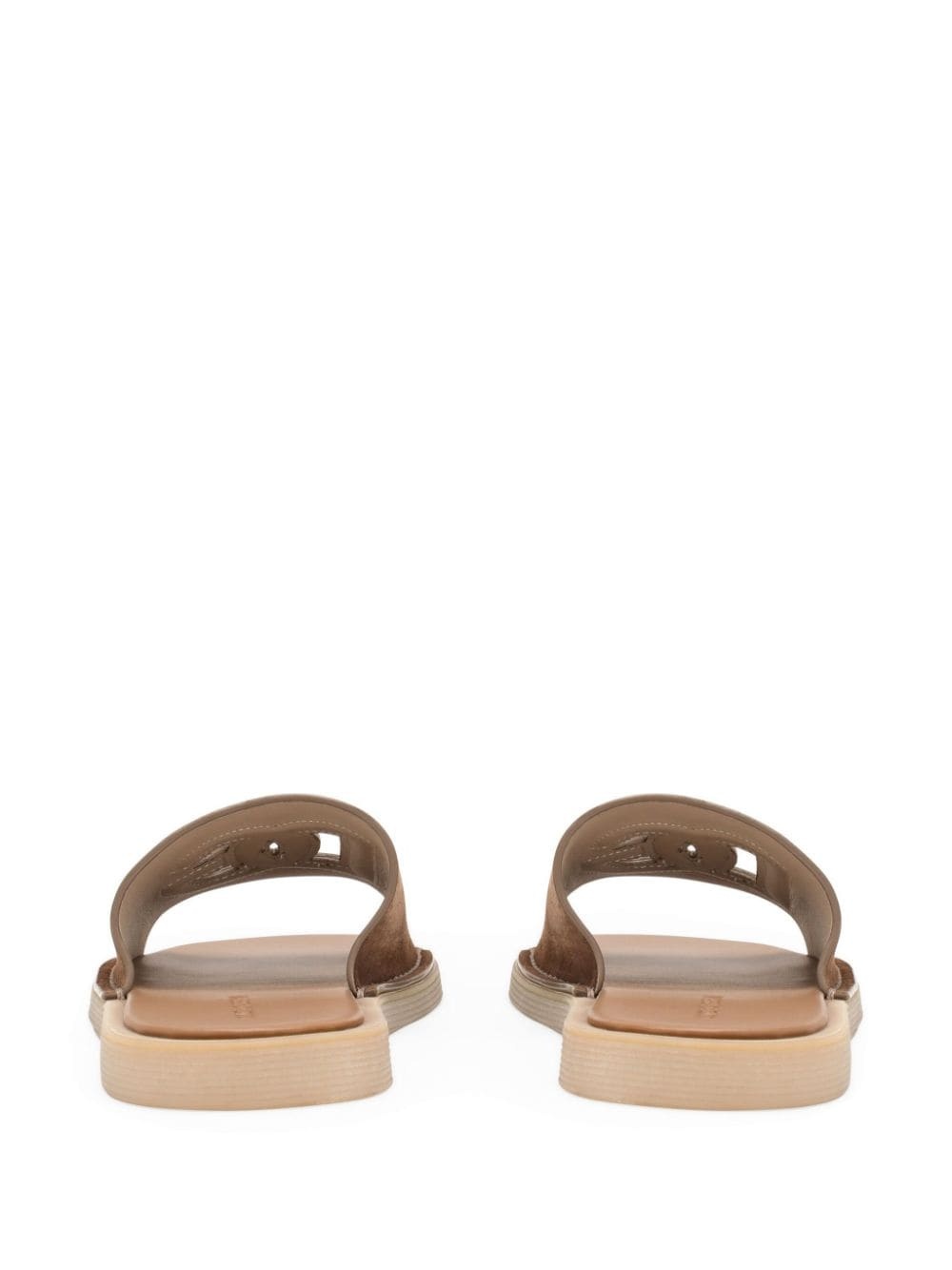 DG cut-out suede slides - 3