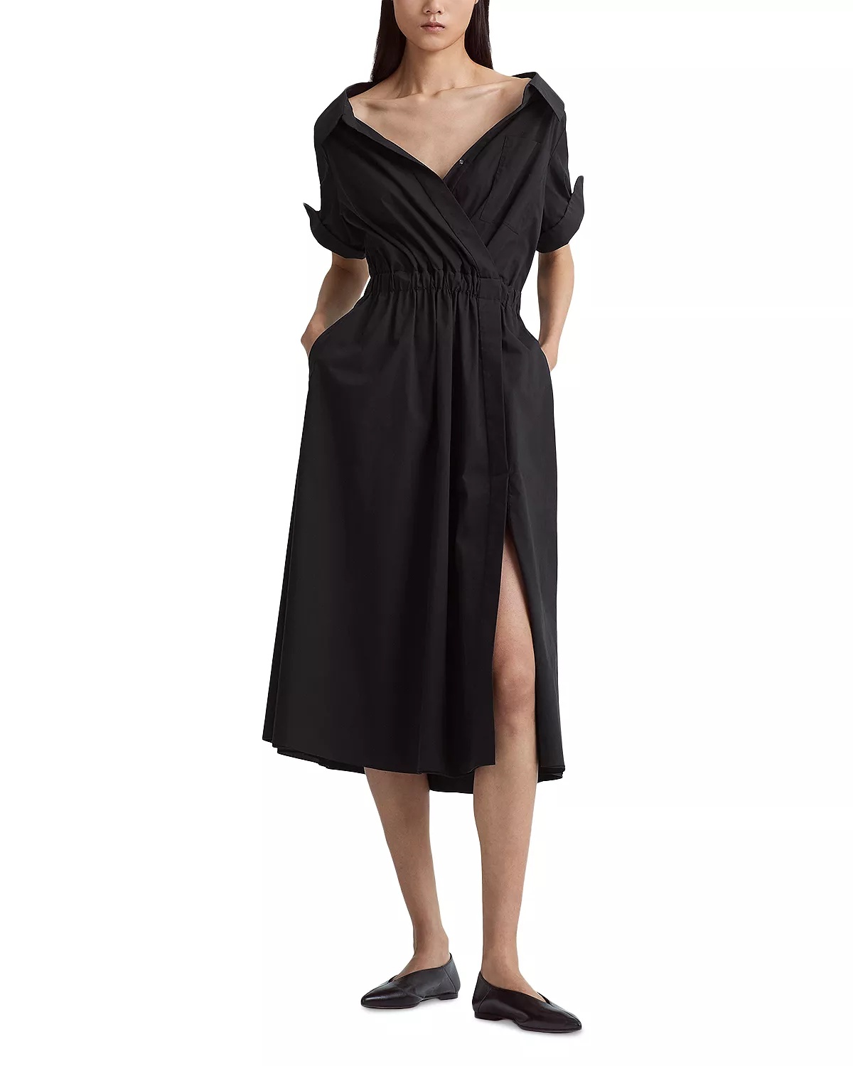Lydia Open Neck Midi Dress - 2